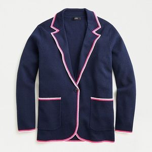 J. Crew Boyfriend Blazer with Contrast Detailing